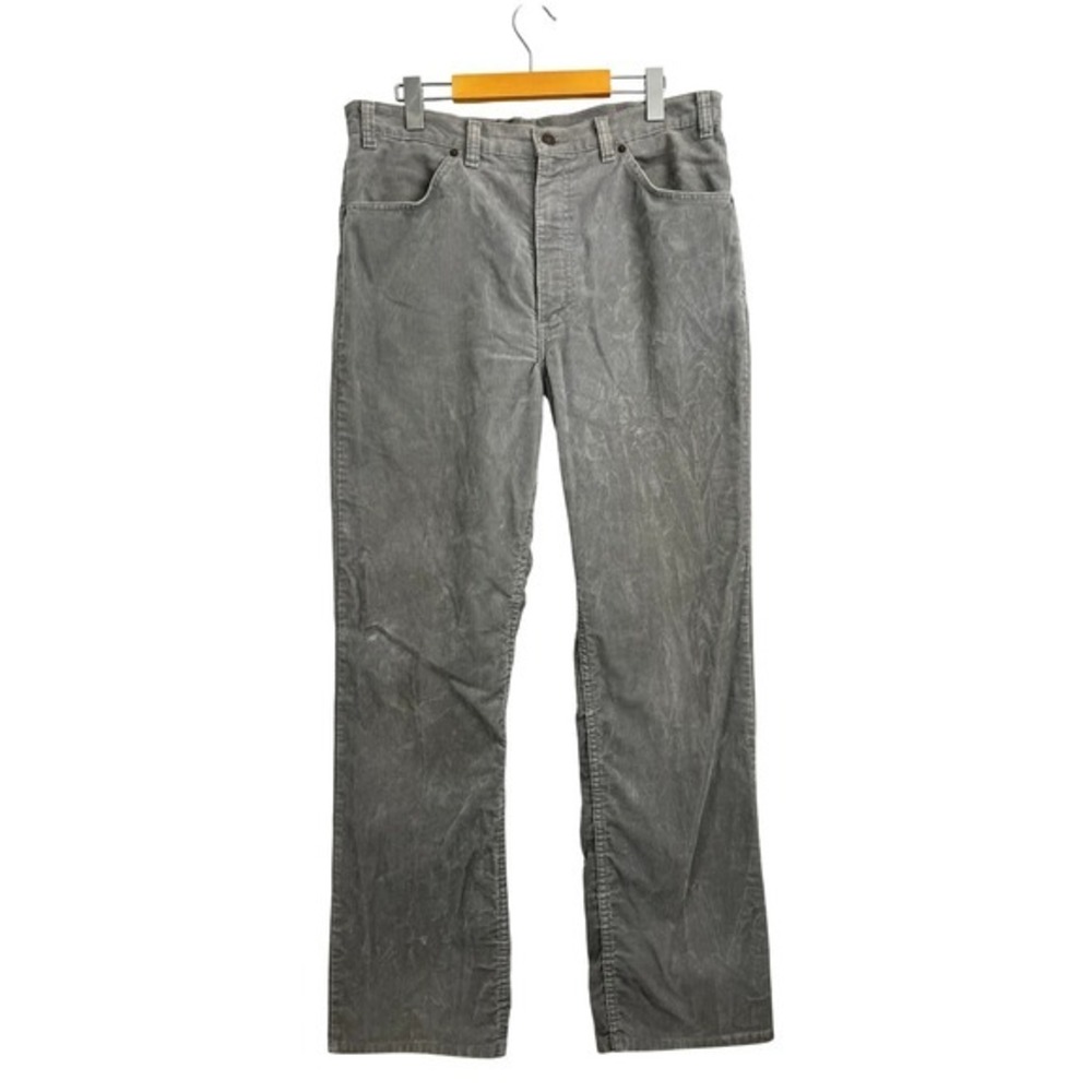 Vintage Levis 619 Grey Corduroy Pants Mens 36x34 Straight Leg White Tab